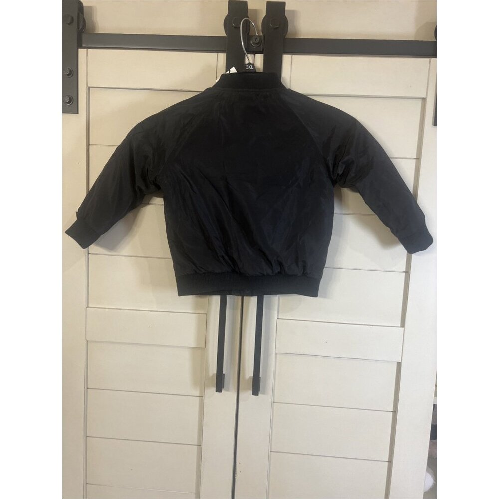 Cotton On Kids Black Unisex Bomber Style Puffy Jacket - Size 1-2Yrs - Picture 8 of 10